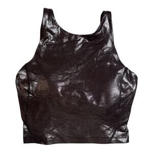 Lululemon Radiate Foil Print French Press Align Tank W/ Pads Size 2